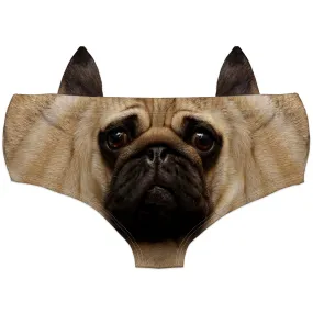 Ear Pantie - Pug (6-10 UK Size)