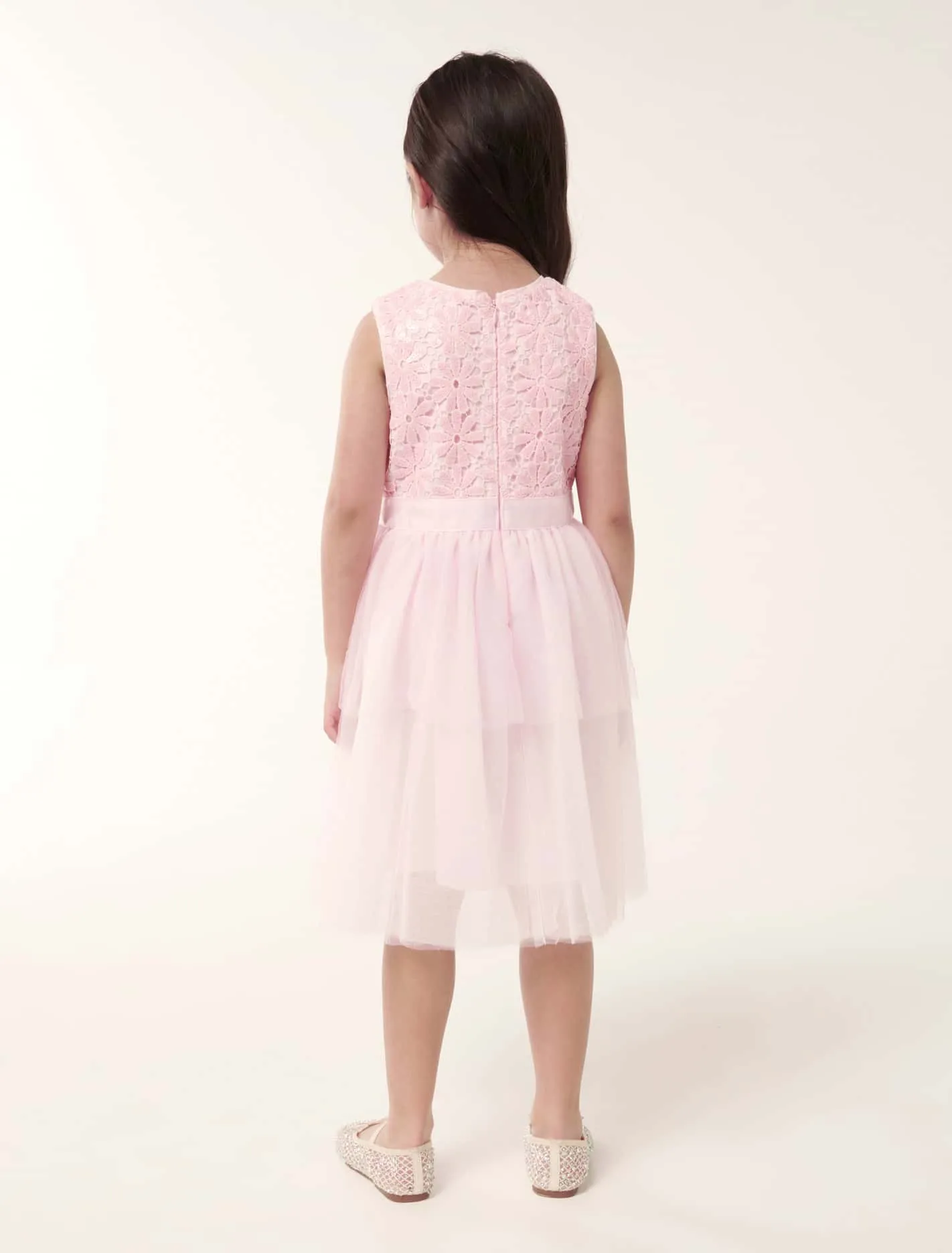 Eloise Layered Tulle Girls Dress