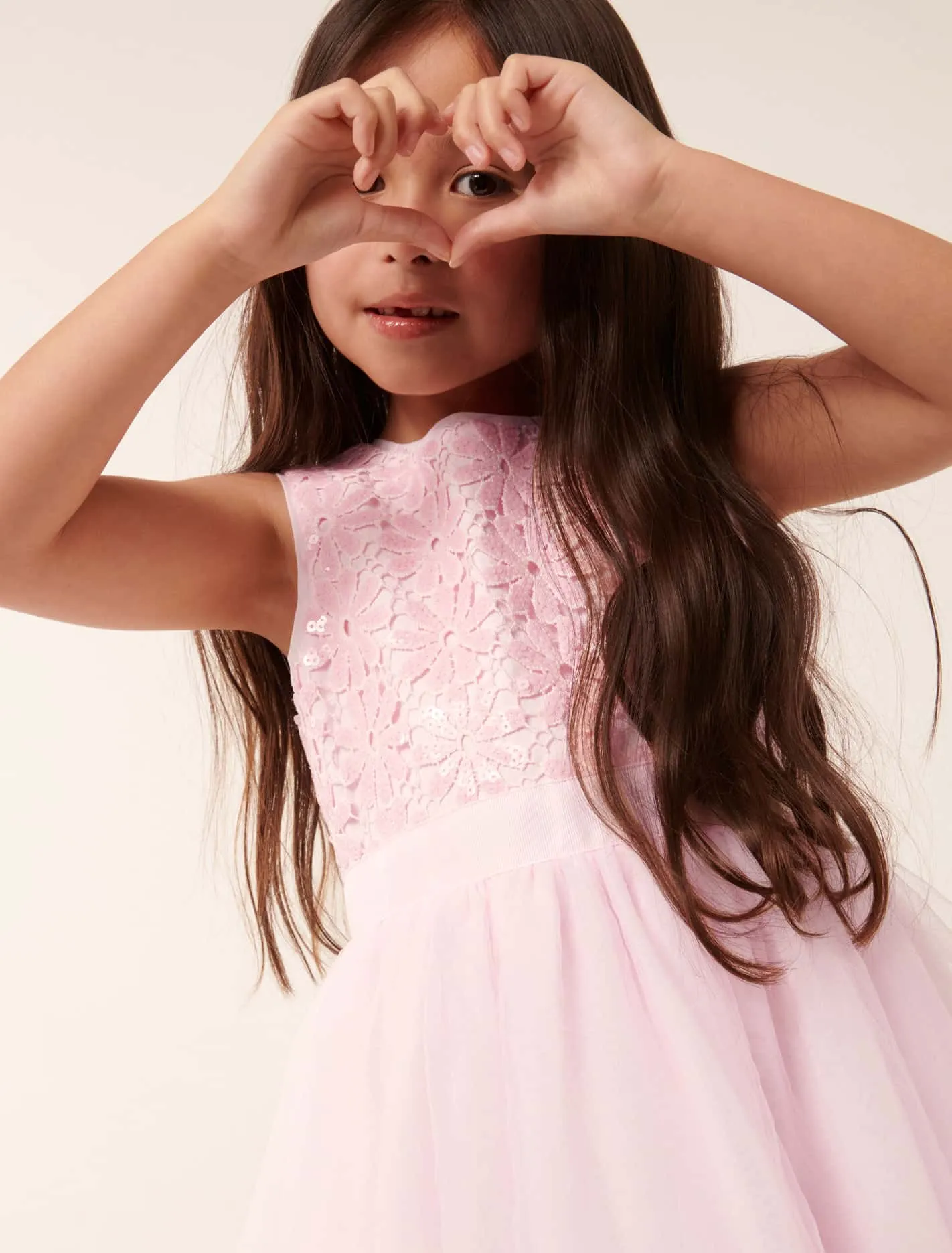 Eloise Layered Tulle Girls Dress