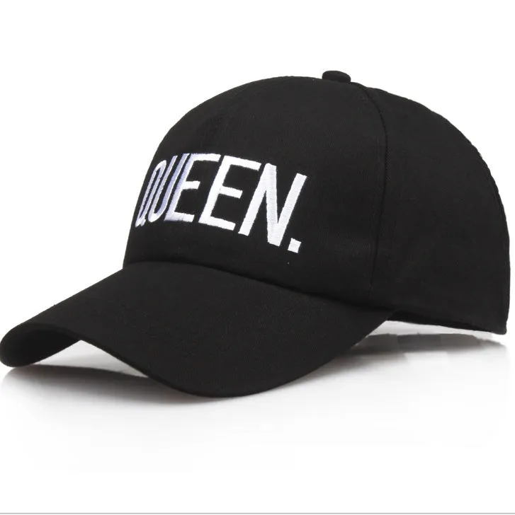 Embroidered Hip Hop Wild Cap - King & Queen - Be a Boss!