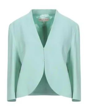 Emilio Pucci Women Blazer Turquoise 10 UK