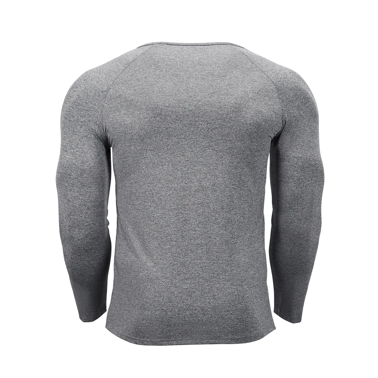 ESSENTIALS BUTTON HENLEY QUICK DRY LONG SLEEVE HENLEY SHIRT