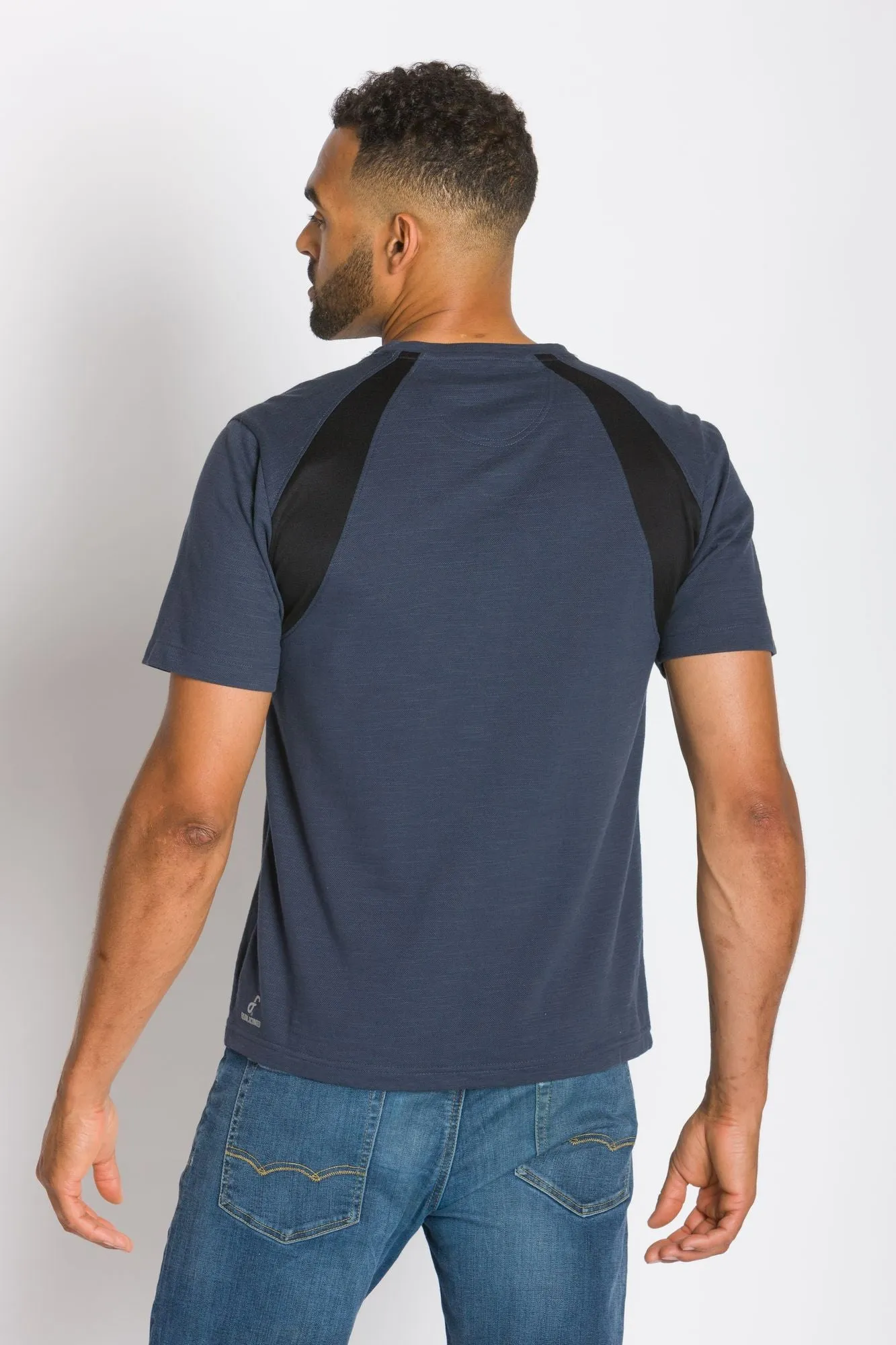 Excursion | Men's Short Sleeved Henley with Mesh Panels