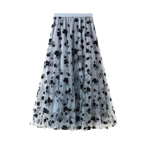 Fairy Mesh Maxi Skirt 仙女網紗半身長裙 (KCCLSP2120)