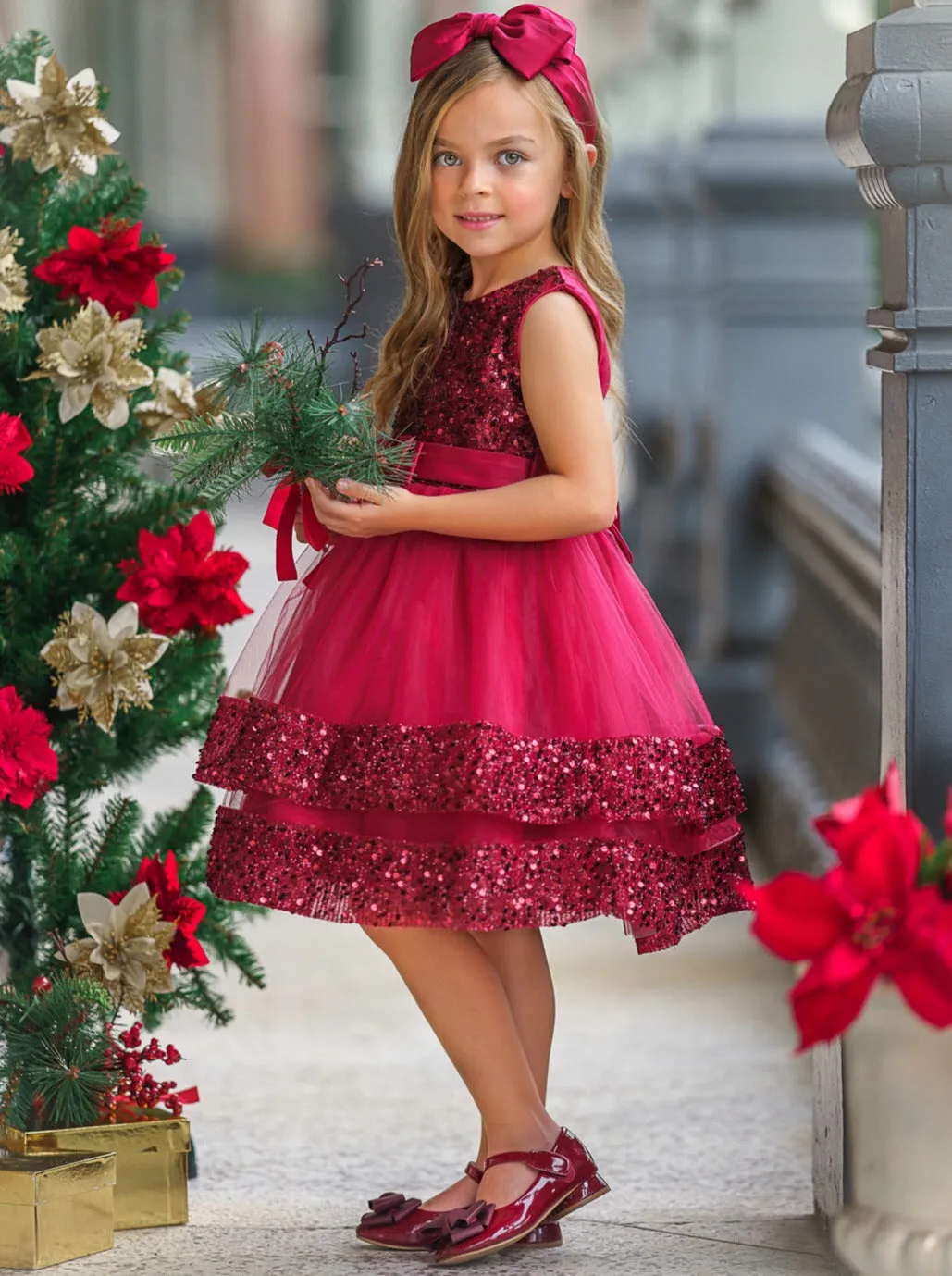 Fairytale Dreams Sleeveless Sequin Party Dress