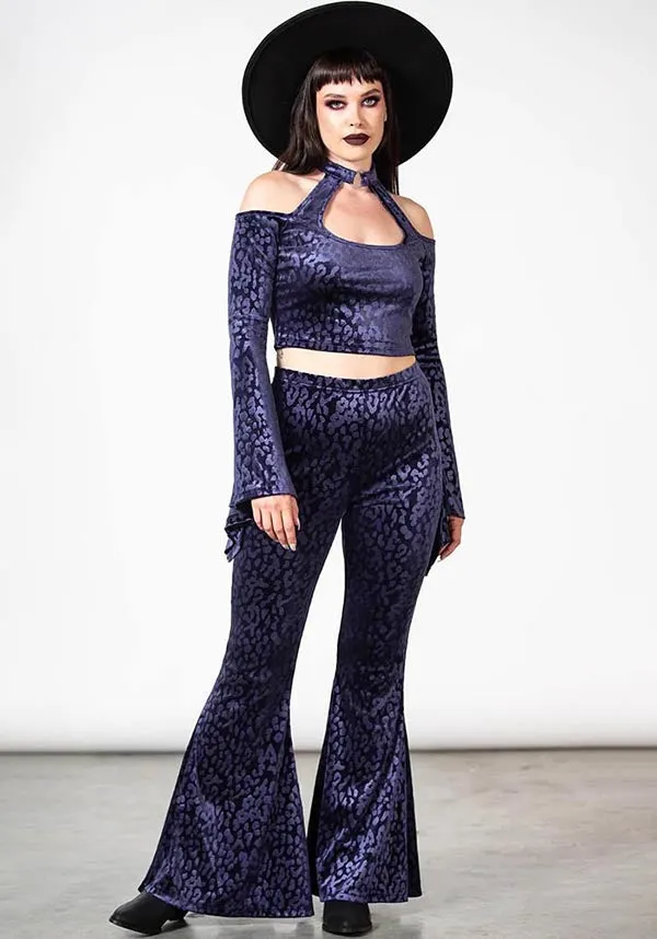 Ferine [Plum] | BELL BOTTOMS**