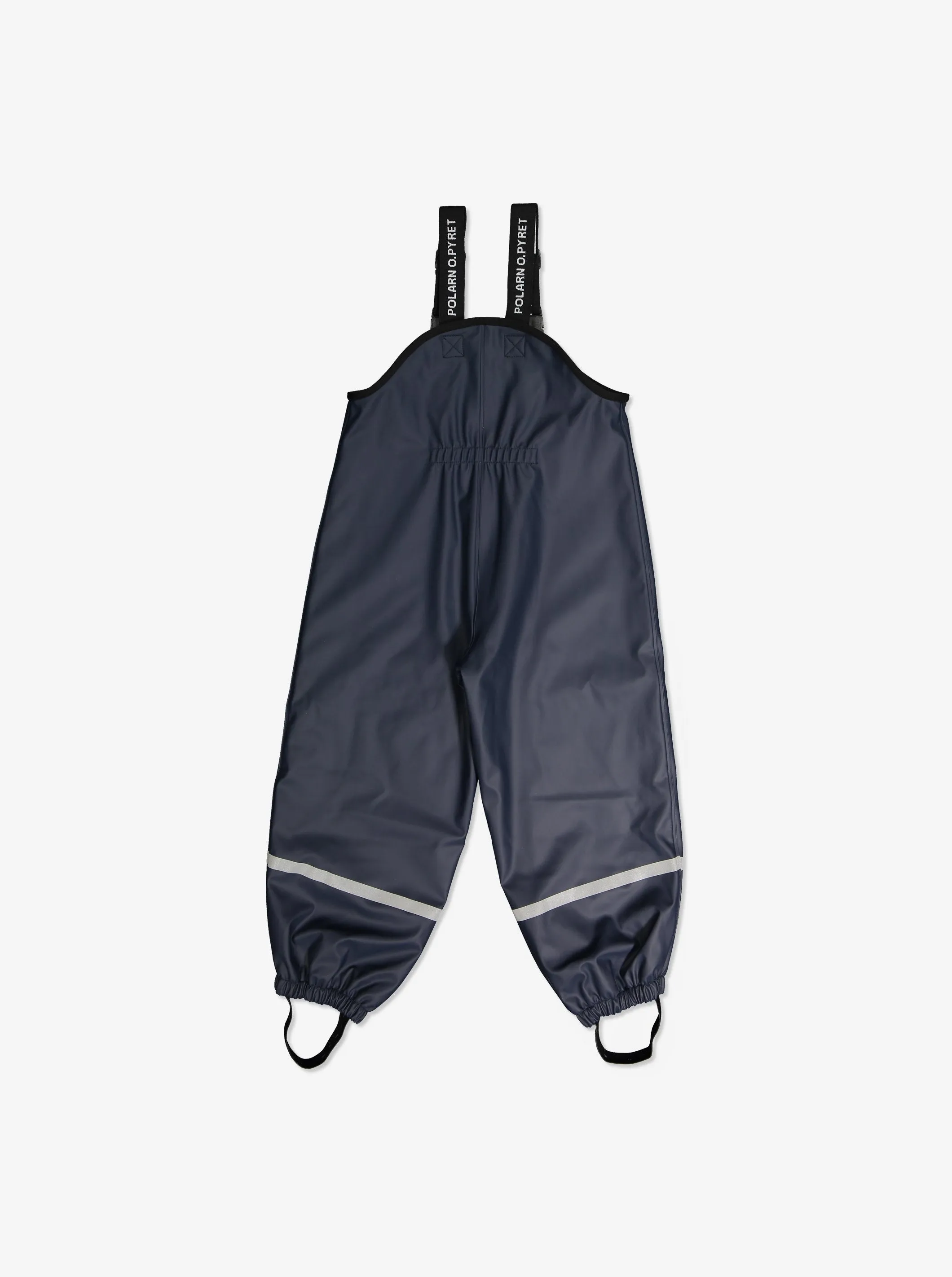 Fleece Lined Kids Rain Trousers