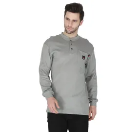 Forge FR Grey Henley Shirt MFHNLY-004-GREY