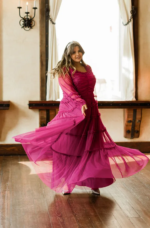 Genevieve Magenta Haze Gown - DM Exclusive - Maternity Friendly