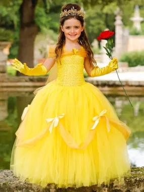 Girls Deluxe Magical Belle Halloween Costume