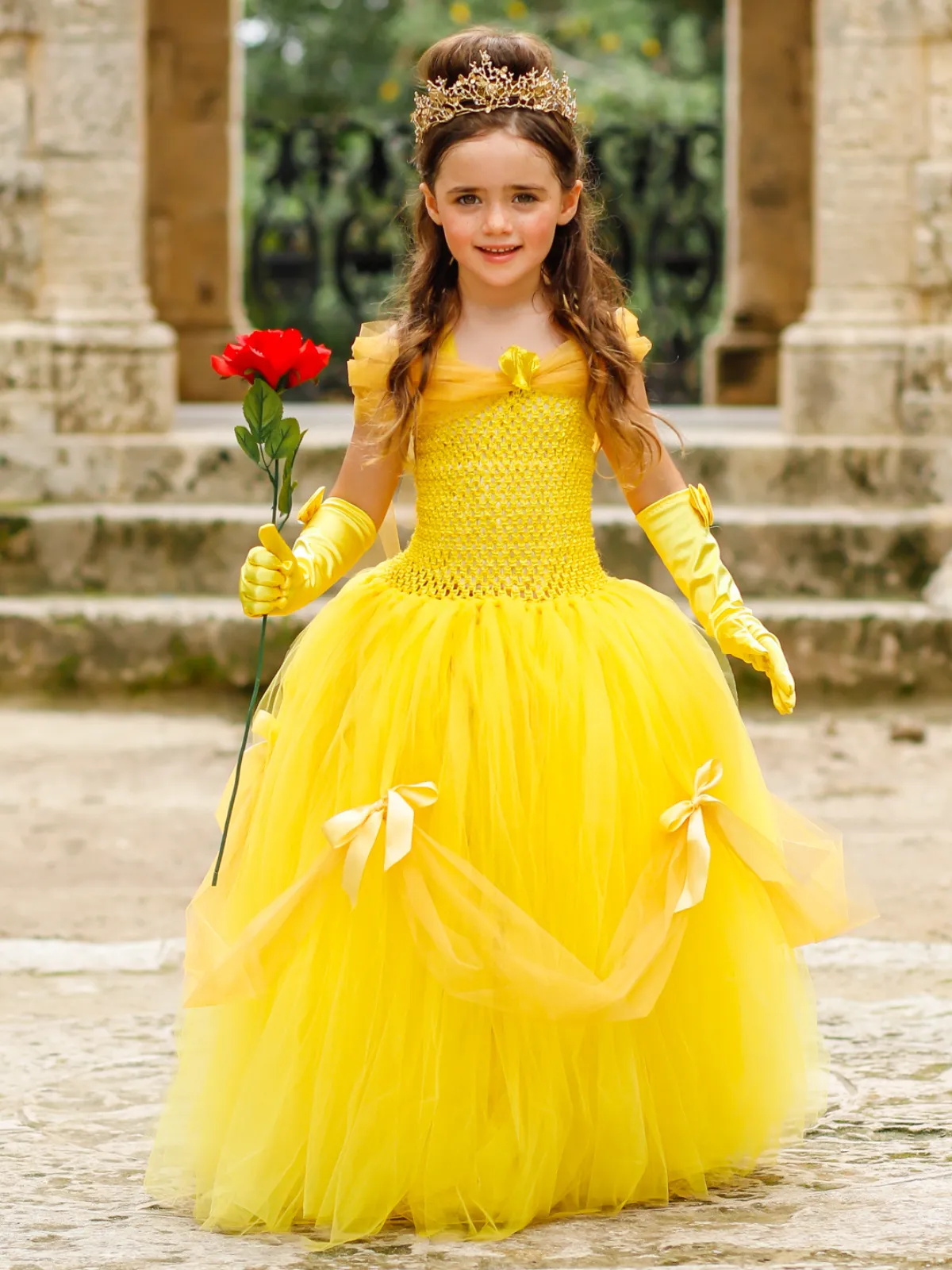 Girls Deluxe Magical Belle Halloween Costume