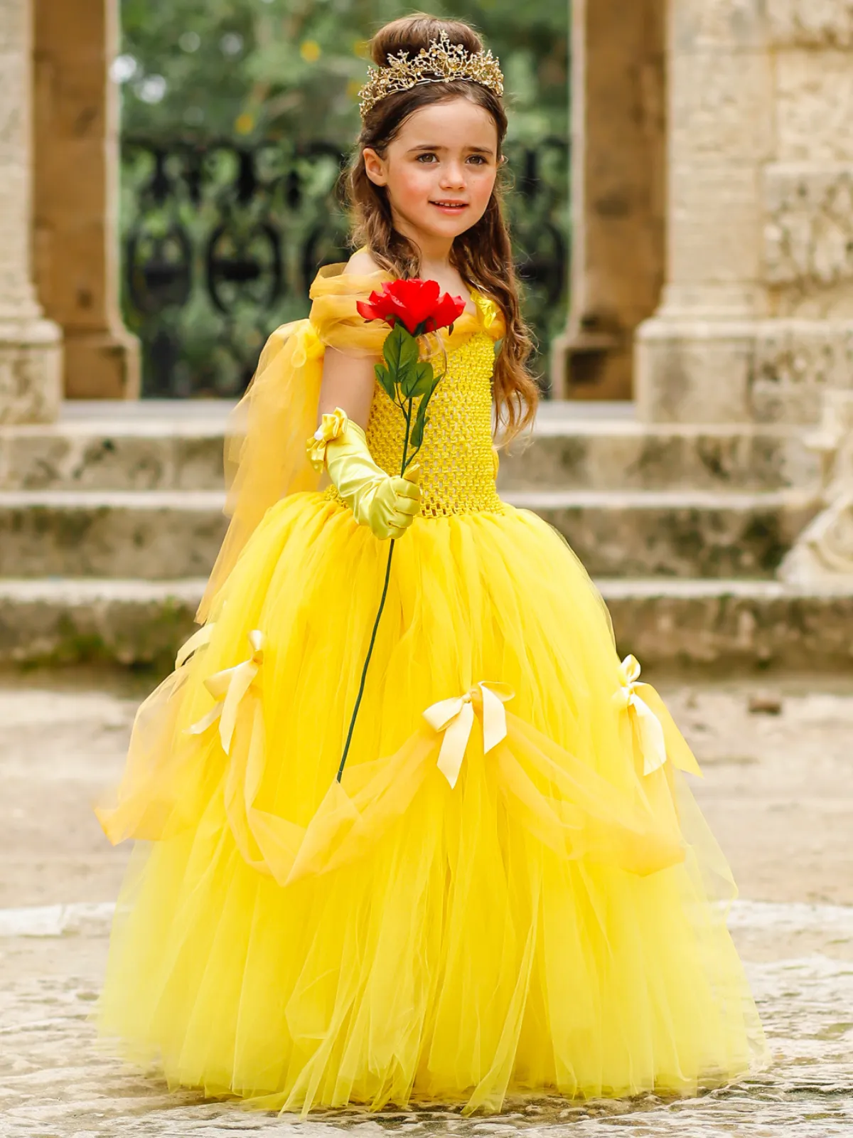 Girls Deluxe Magical Belle Halloween Costume