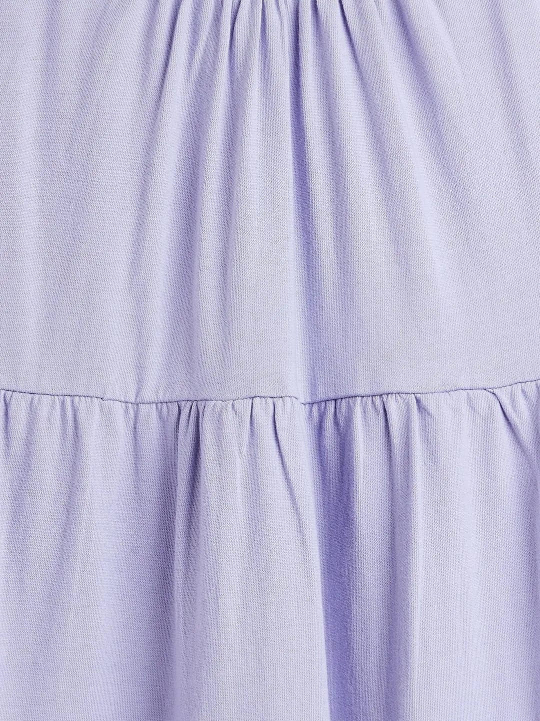 Girls Lavender Tiered Dress