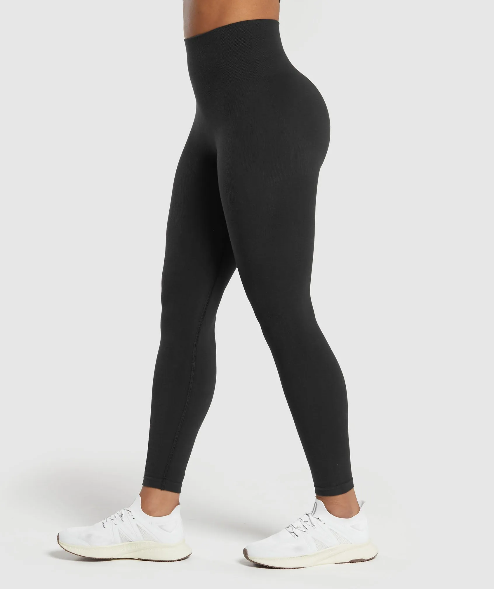 Gymshark Cotton Seamless Leggings - Black