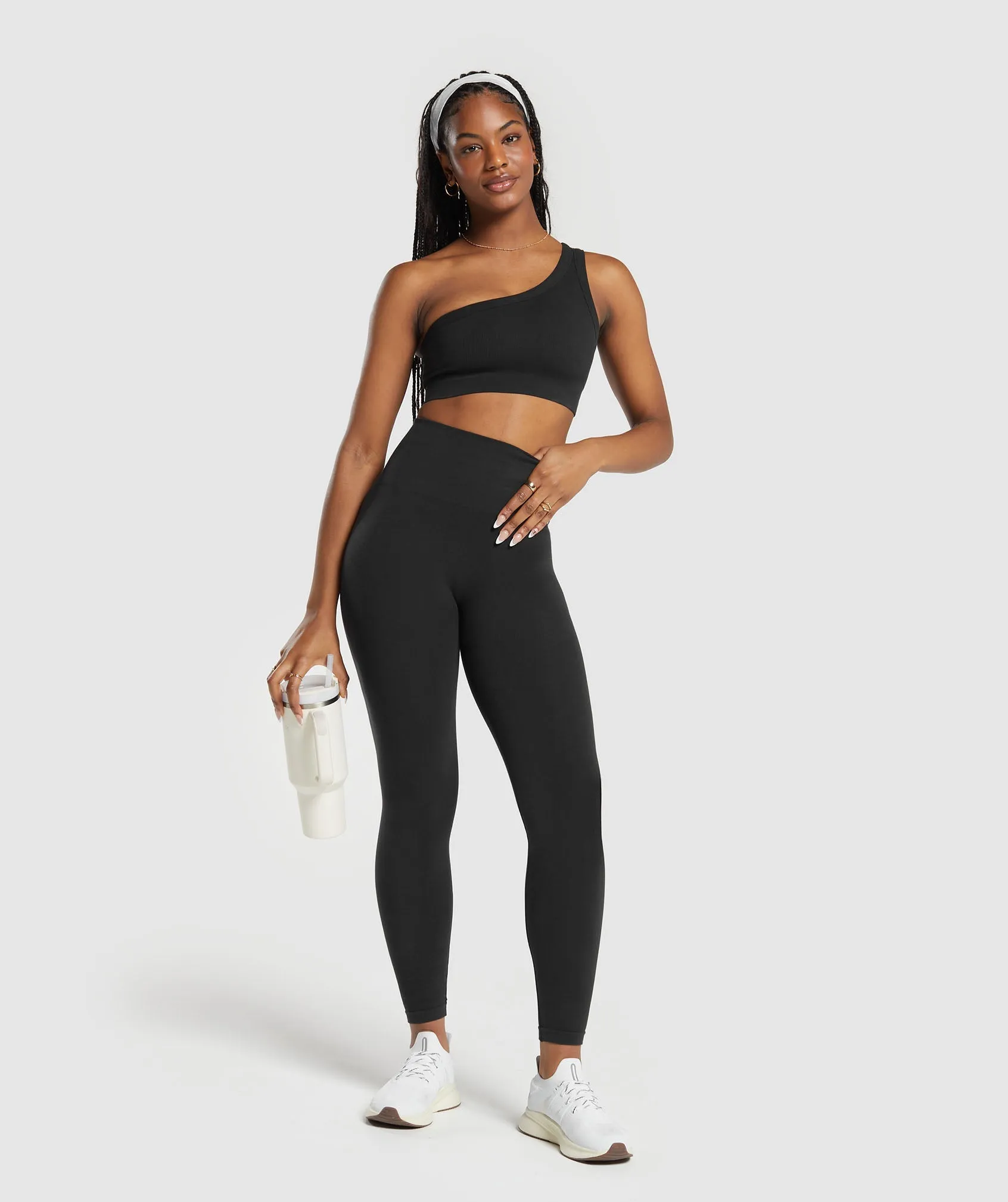 Gymshark Cotton Seamless Leggings - Black