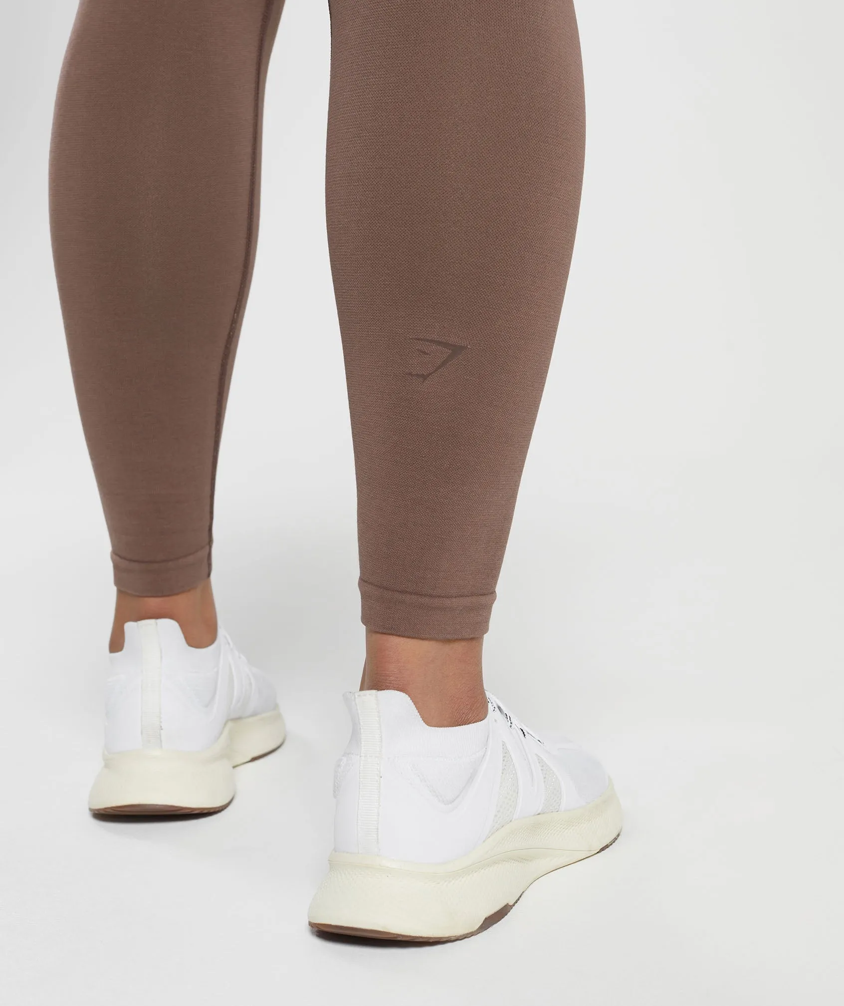 Gymshark Cotton Seamless Leggings - Soft Brown