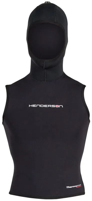 Henderson 7/5MM Thermo Pro Hooded Vest Mens Black