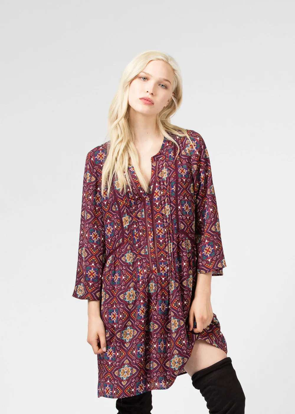 Henley Shirt Dress