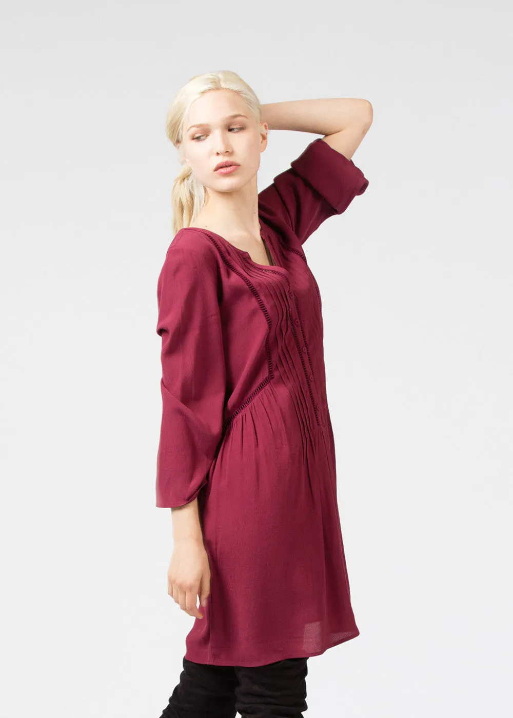 Henley Shirt Dress