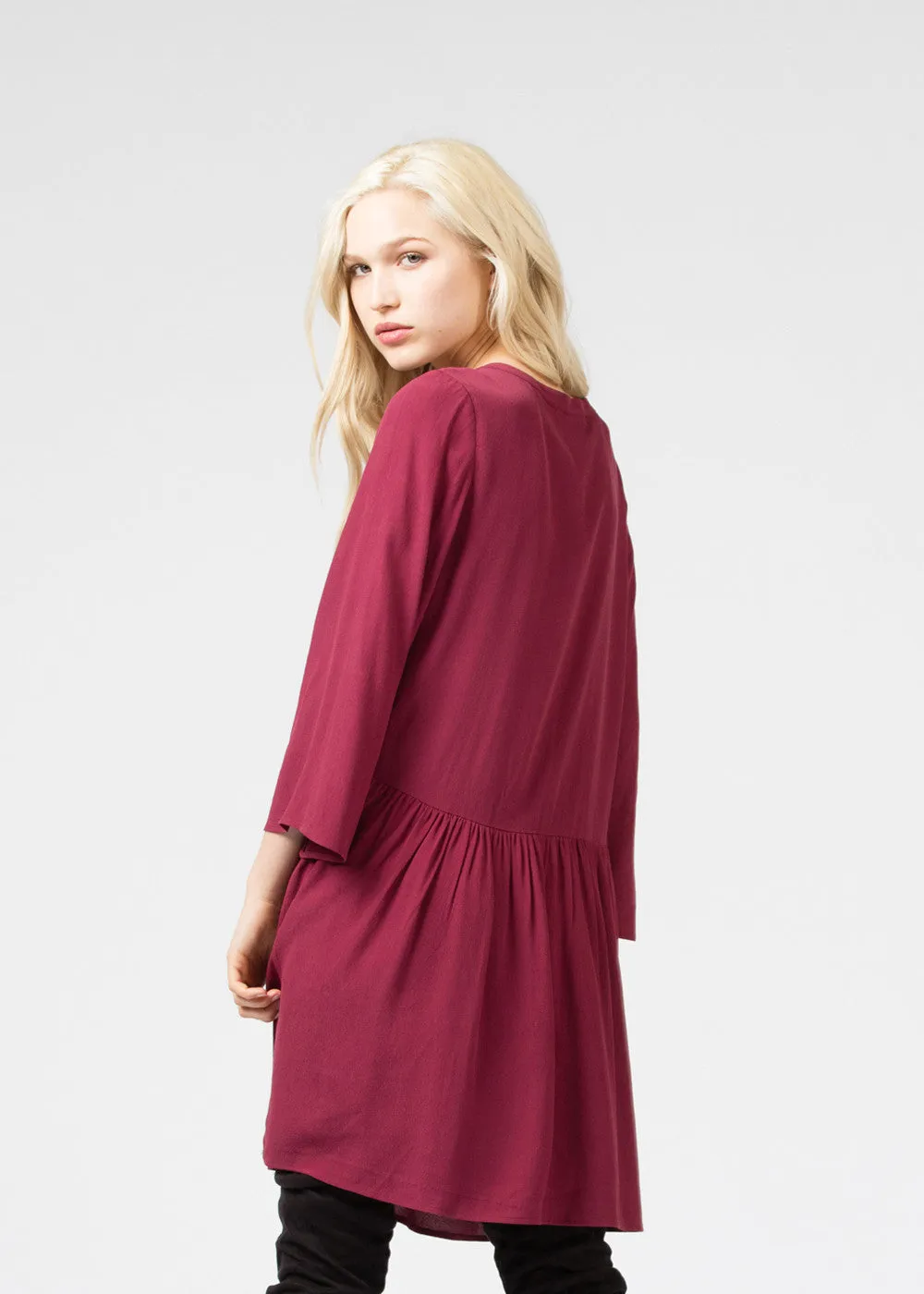 Henley Shirt Dress