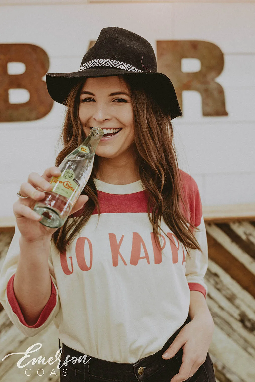 Kappa Red Vintage Ringer Tee