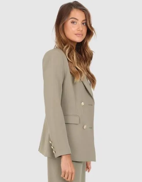 Kendra khaki blazer