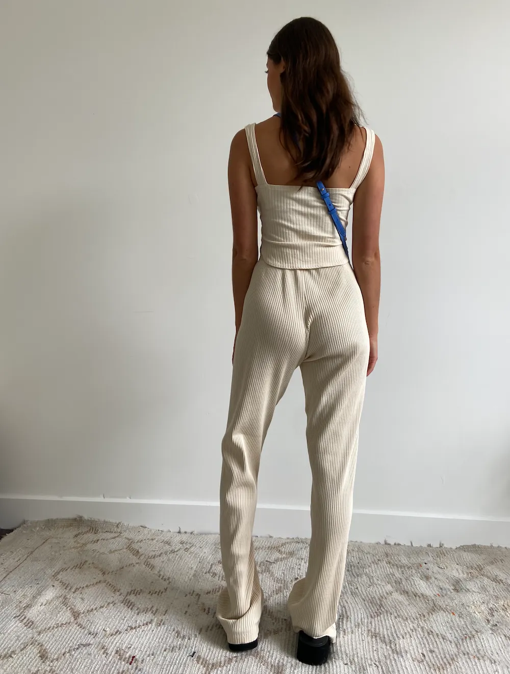 Limited Edition: Cream Ribbed Pants