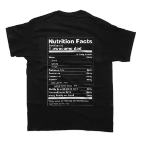 Little Debbie® Dad Nutrition Facts T-shirt