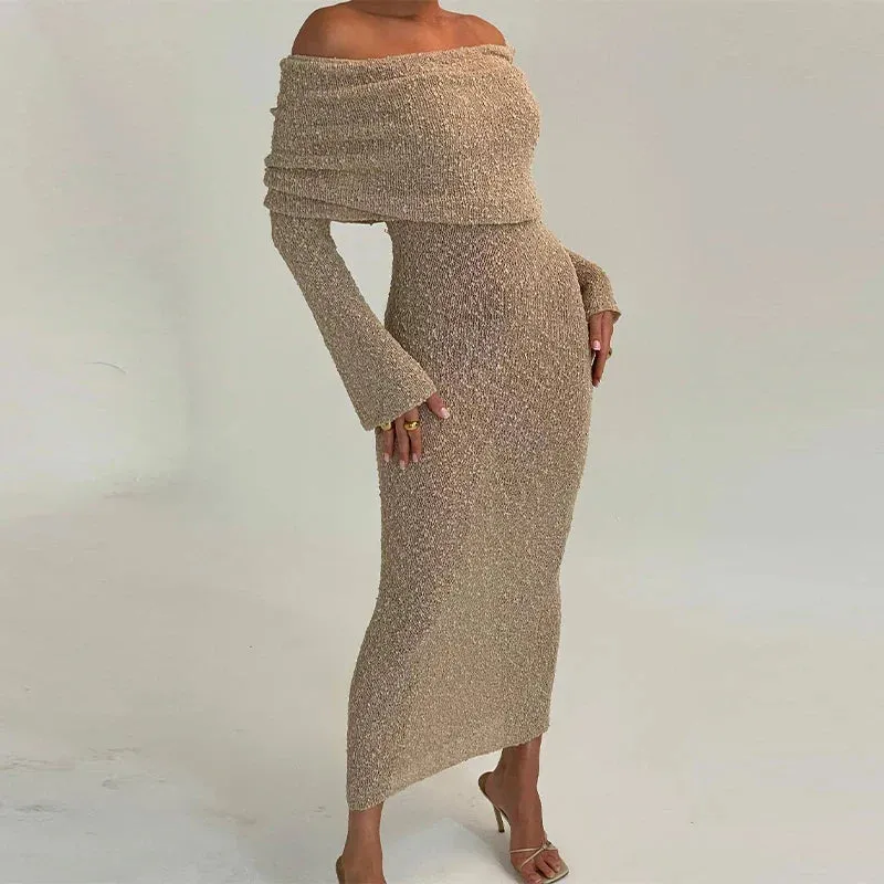 Maela Knit Dress - Sand