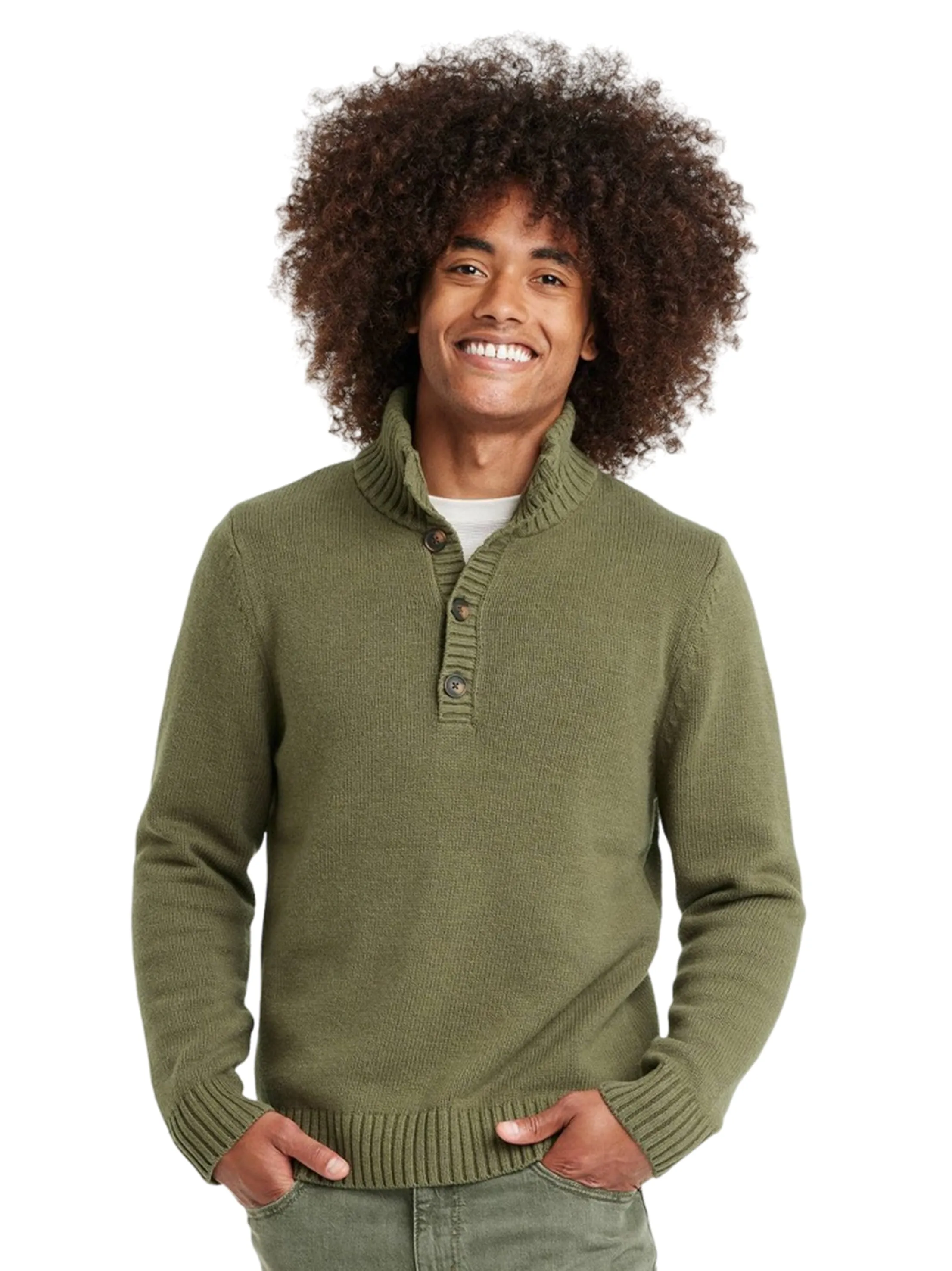 Men's Pullover Sweater,Green