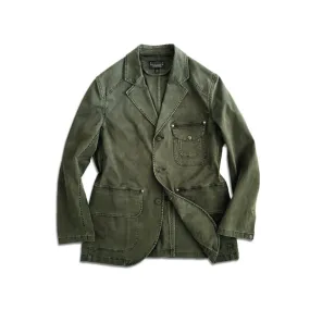 Men's Safari Suit Blazer Green