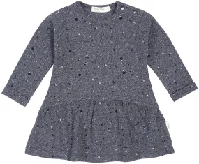 Miles Baby Dark Blue Long Sleeve Knit Dress