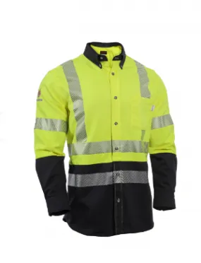 National Safety Apparel SHRTV3C3YN Drifire FR  Hybrid Work Shirt Type R Class 3