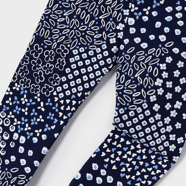 NAVY BLUE POLKA DOT LEGGINGS