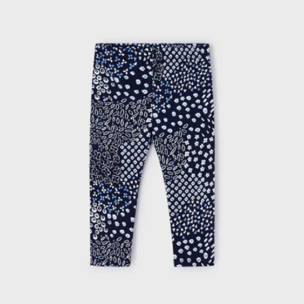 NAVY BLUE POLKA DOT LEGGINGS