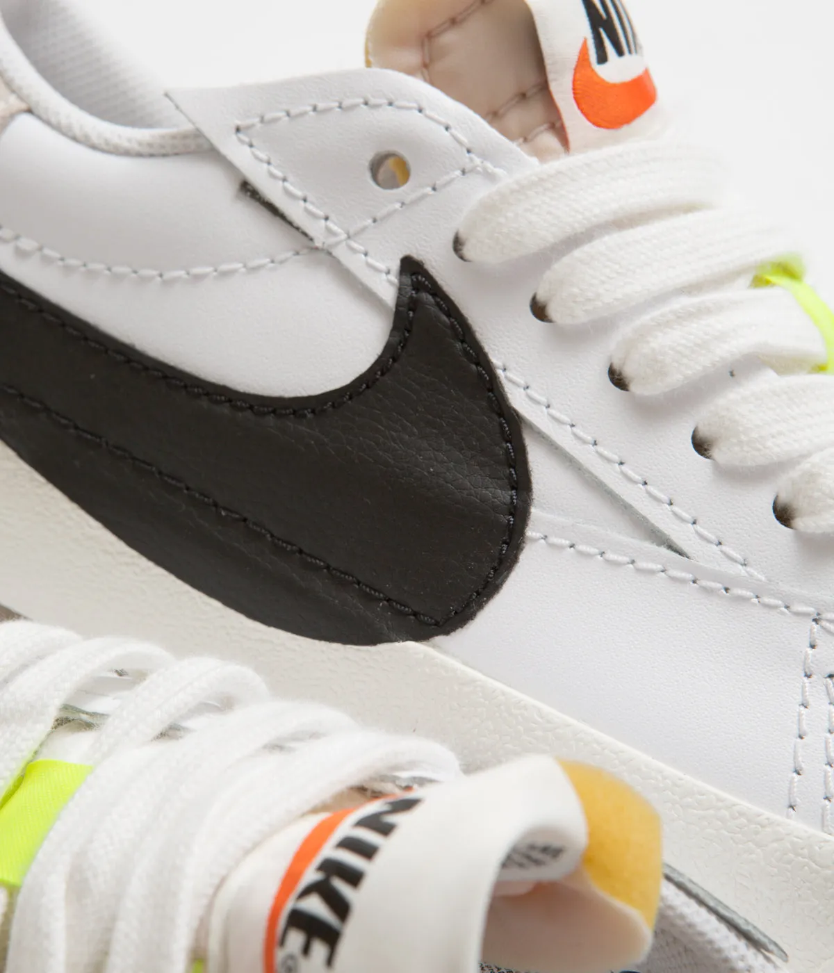 Nike Blazer Low '77 Jumbo Shoes - White / Black - White - Sail