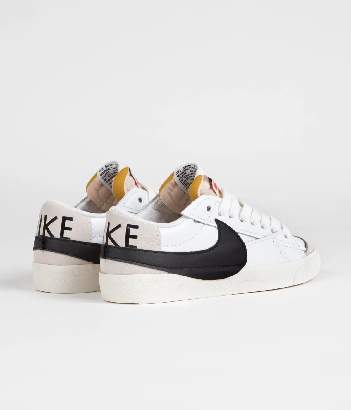 Nike Blazer Low '77 Jumbo Shoes - White / Black - White - Sail