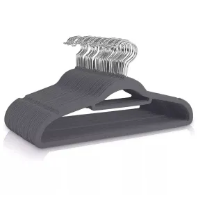 Non-Slip Velvet Suit Hangers, Tie Organizers, 30-Pack, Gominimo