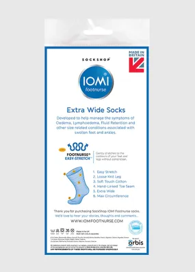 Oedema Extra Wide Ladies Socks