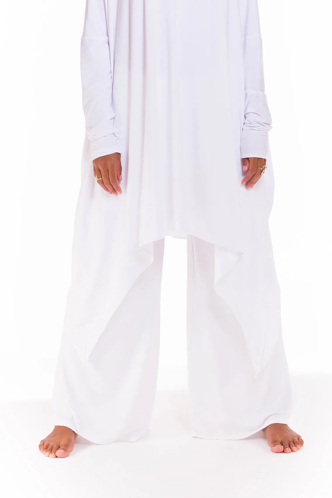 PALAZZO PANTS WHITE