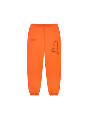 PANGAIA x Extreme-E Track Pants—persimmon orange