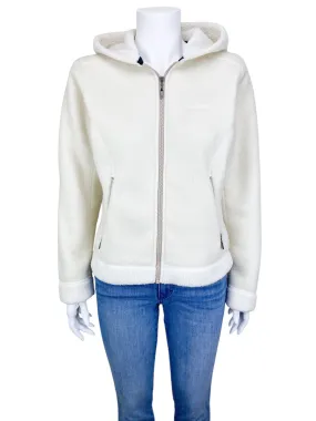 Patagonia Women's Synchilla Arctic Zip Hoodie Jacket Ivory Size S