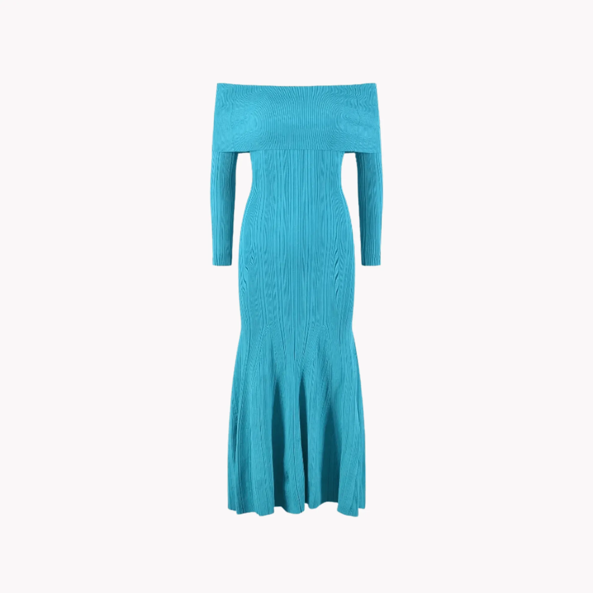 Pre Order:  Sky Blue Knit Dress