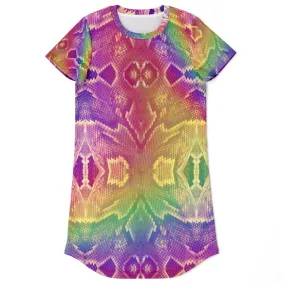 Psychedelic T-Shirt Dress