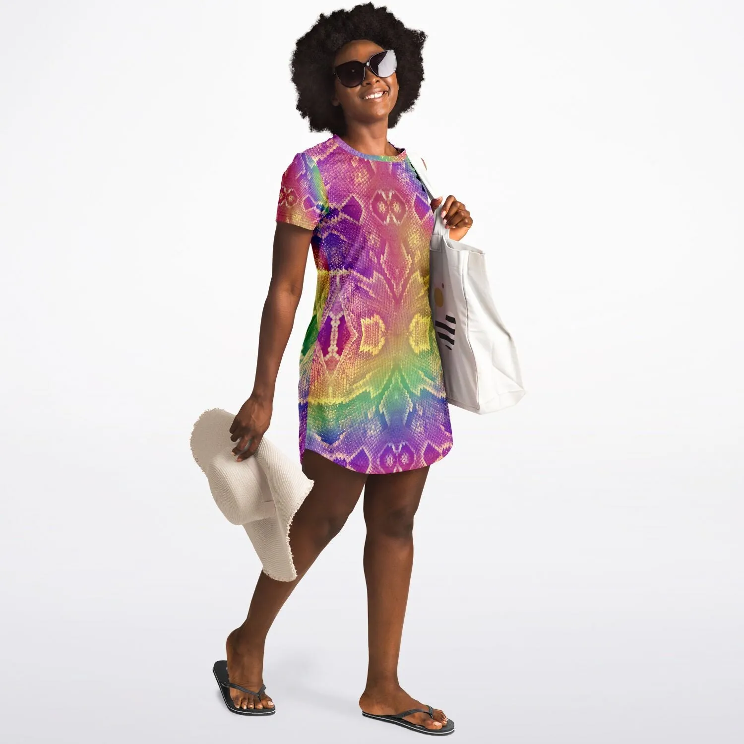 Psychedelic T-Shirt Dress