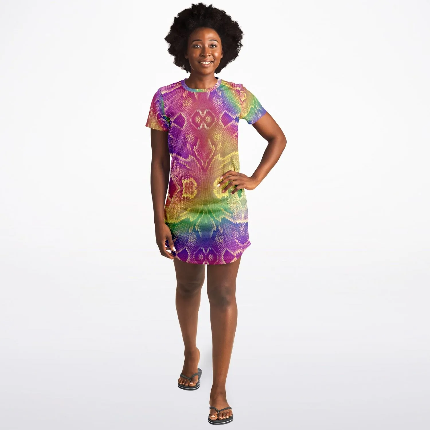 Psychedelic T-Shirt Dress