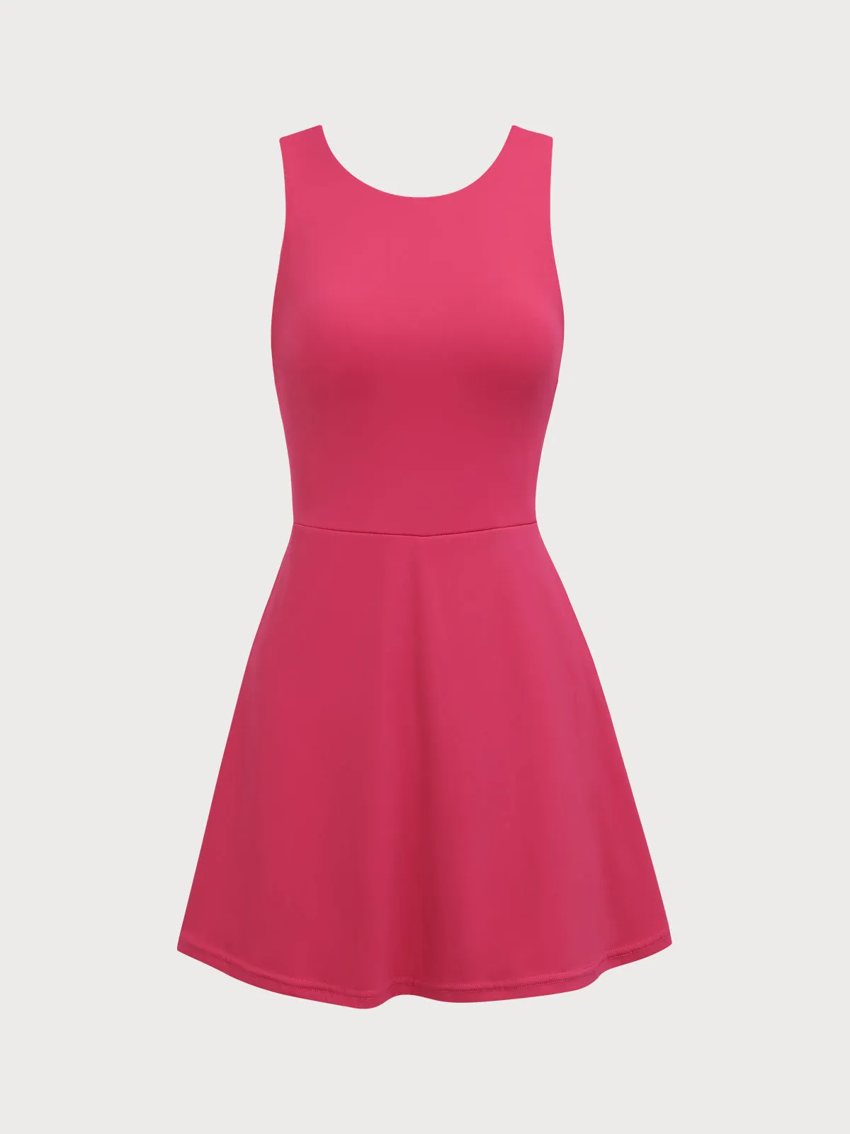 Rose Red Criss Cross Active Dress