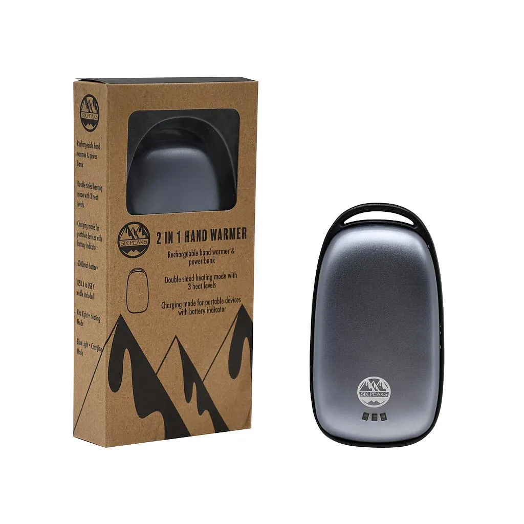 Six Peaks 2 in 1 Rechargeable Hand Warmer