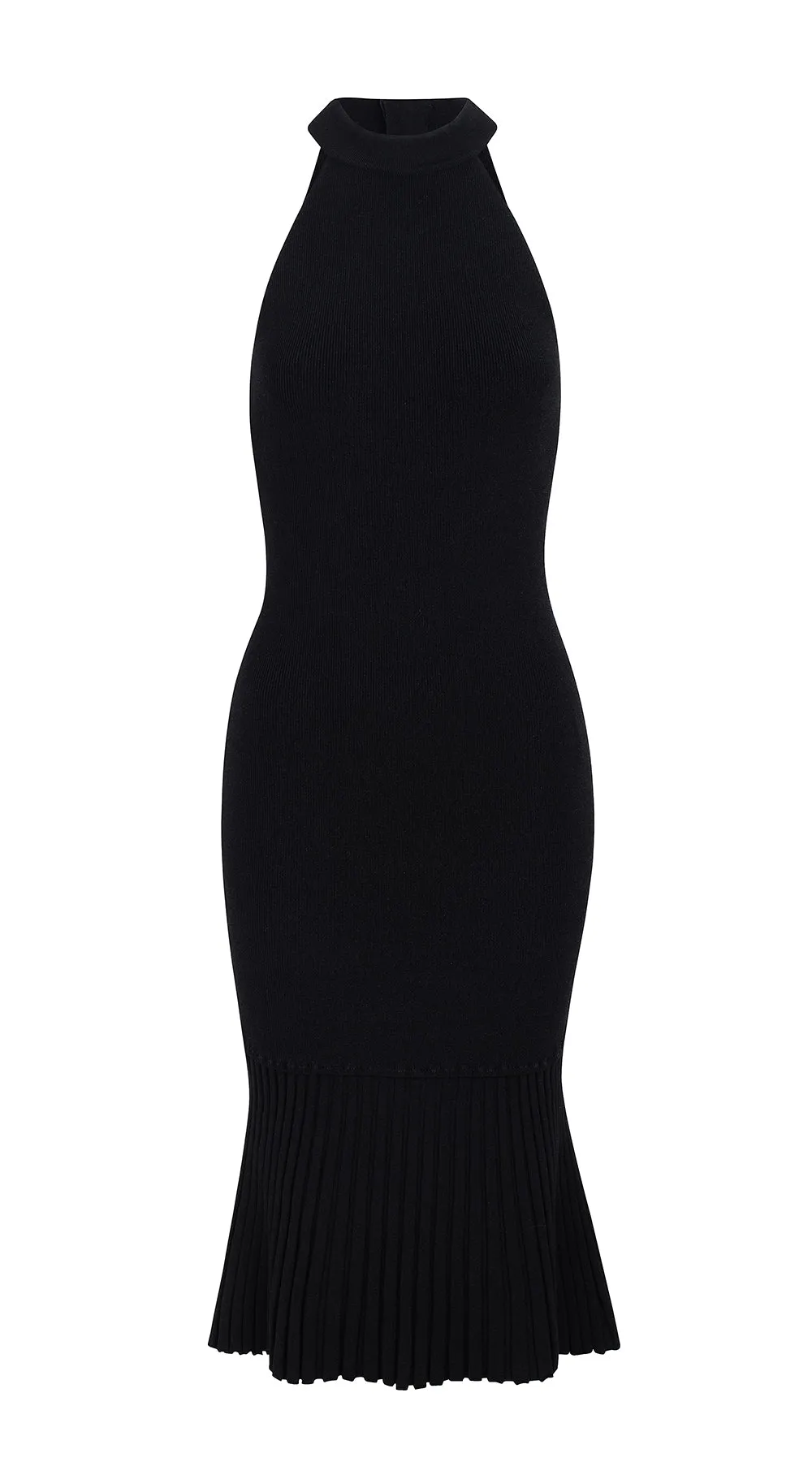 STELLA knit halterneck dress