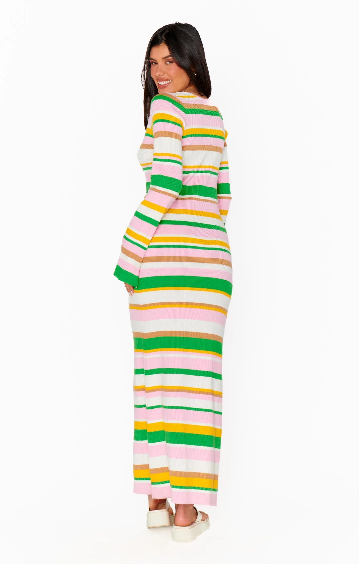 Vacay Maxi Dress ~ Multi Rib Knit